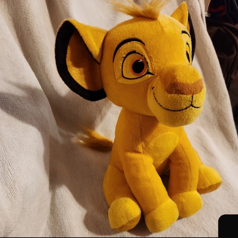 Disney Yellow Plush Lion Toy